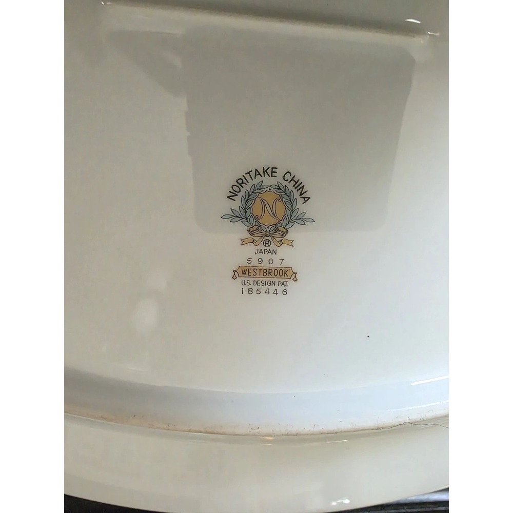 Noritake China Westbrook 5907 Serving‎ Set  Platter, Bowl, Sugar, Creamer  1950s - Picture 9 of 13